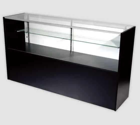 Half Vision Display Case - Glass display cases | Professional Glass display case by Houston Fixtures