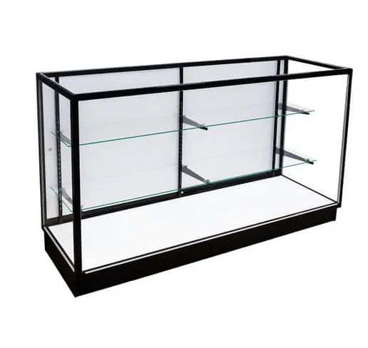 Black Extra Vision Display Case - Display cases | Professional Display case by Houston Fixtures