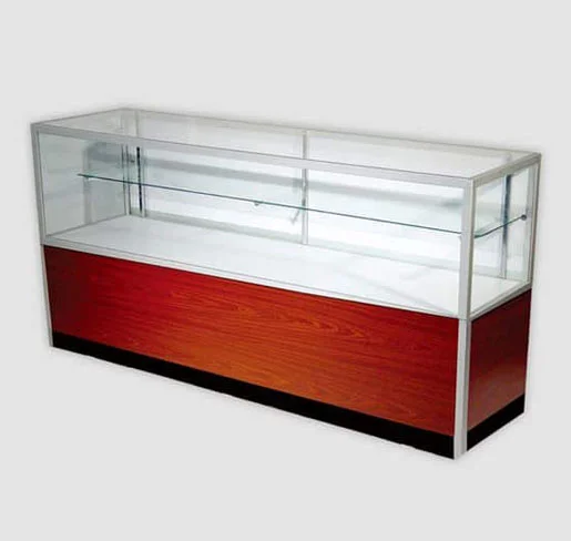 Half Vision Glass Display Case - Display cases | Professional Display case by Houston Fixtures