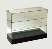 Frameless Display Case 4ft - Glass display cases | Professional Glass display case by Houston Fixtures — image 2