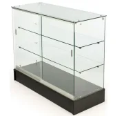 Frameless Display Case 4ft - Glass display cases | Professional Glass display case by Houston Fixtures — image 1
