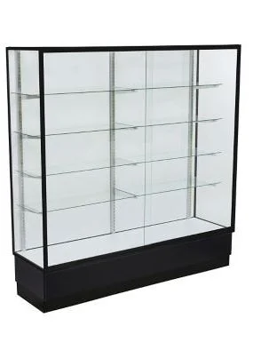 Black Extra vision Wallcase - Display cases | Professional Display case by Houston Fixtures