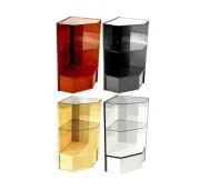 Pentagon Corner Case - Corner Display Cases | Professional Corner Display Case by Houston Fixtures — image 2