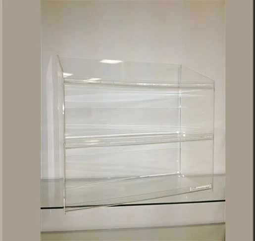 Acrylic Shelf Display with Lip - Acrylic display cases | Professional Acrylic display case by Houston Fixtures